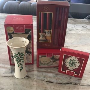 Brand new LENOX Holiday set